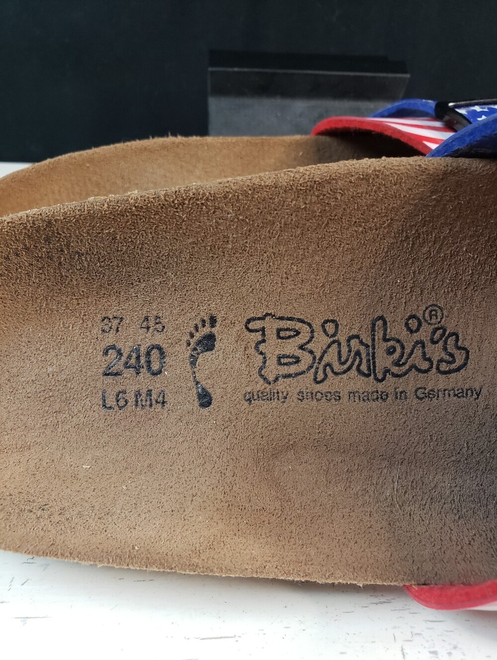 Birkenstock Birki's Catalina Patriotic Sandals - Women's size 6- 6.5 (Euro 37) - Picture 12 of 14